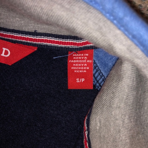 IZOD Small Blue Sueded Fleece Jersey - New - Picture 3 of 5